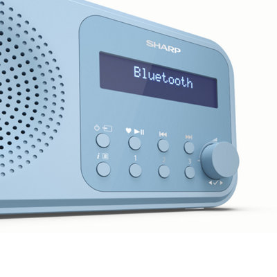 SHARP DR-P420(BL) Tokyo Portable Radio DAB/DAB+/FM - Steel Blue - 5