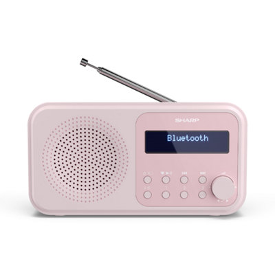 SHARP DR-P420(PK) Tokyo Portable Radio DAB/DAB+/FM - Blossom Pink