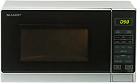 Sharp R272SLM Solo Touch Control 20L Microwave - Silver