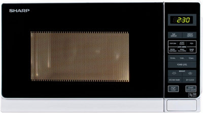 Sharp R272WM 20 Litre Solo Microwave - White