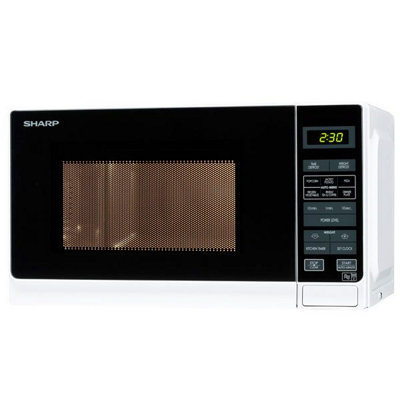 Sharp R272WM 20 Litre Solo Microwave - White