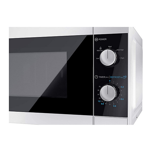 Sharp YC-MS01U-W White 20 Litre 800W Microwave With Defrost Sharp YC-MS01U-W White 20 Litre 800W Microwave With Defrost