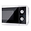 Sharp YC-MS01U-W White 20 Litre 800W Microwave With Defrost Settings