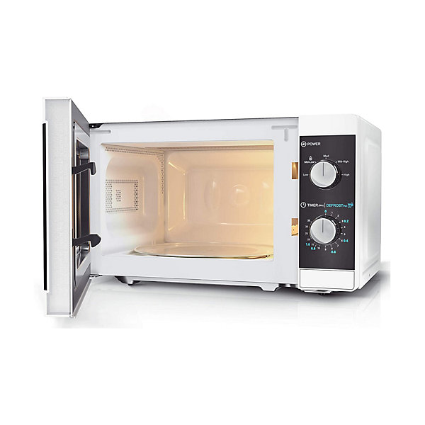 Sharp YC-MS01U-W White 20 Litre 800W Microwave With Defrost Sharp YC-MS01U-W White 20 Litre 800W Microwave With Defrost