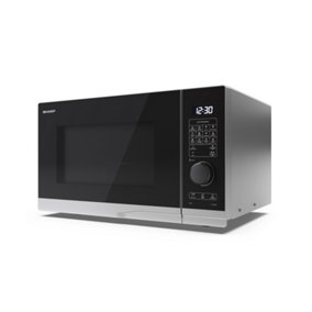 Sharp YC-PG234AU-S 23L 900W Microwave with 1000W Grill Function - Silver
