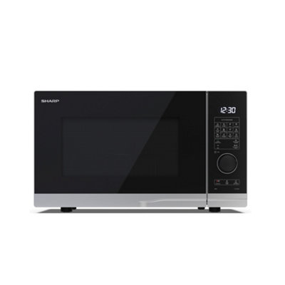 Sharp YC-PG284AU-S 28L 900W Microwave Oven with 1000W Grill Function - Silver