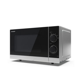 Sharp YC-PS201AU-S 20L 700W Microwave Oven with Manual Control - Silver