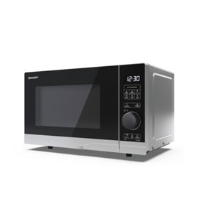 Sharp YC-PS204AU-S 20L 700W Microwave Oven with Defrost Function - Silver