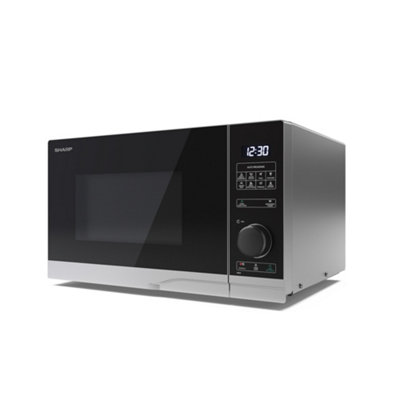 Sharp YC-PS234AU-S 23L 900W Microwave Oven with 8 Automatic Programs - Silver