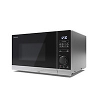 Sharp YC-PS254AU-S 25L 900W Microwave Oven with 8 Automatic Programs - Silver