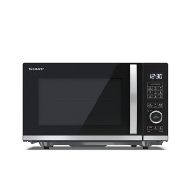 Sharp YC-QG204AU-B 20L 800W Microwave Oven with 1000W Grill Function - Black