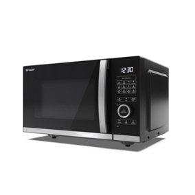 Sharp YC-QG254AU-B 25L 900W Microwave Oven with 1000W Grill Function - Black