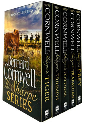 Sharpe Series Books 1 - 5 Collection Set by Bernard Cornwell (Tiger ...