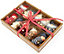 SHATCHI 10 Handmade Christmas Tree Hanging Box Set Xmas Home Decor Novelty Gifts, Multi
