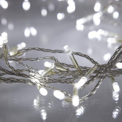 Shatchi 20 LED Wire String Fairy Clear White Xmas Decoration Lights