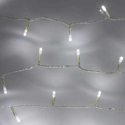 Shatchi 20 LED Wire String Fairy Clear White Xmas Decoration Lights