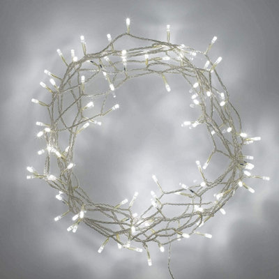 Shatchi 20 LED Wire String Fairy Clear White Xmas Decoration Lights