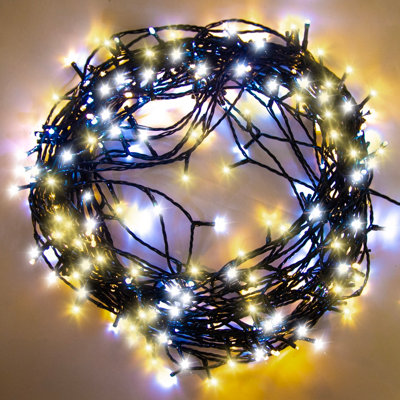 Shatchi 2000 LEDs Christmas Tree Fairy String Lights 200m Lit - Multifunction 8 Light Modes