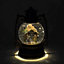 Shatchi 30CM Large Christmas Musical LED Water Filled Swirling Glitter Lantern Light Nativity Decoration