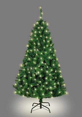 SHATCHI Weihnachtsgirlande – 2 M, Weiß, Nicht Beleuchtet, 160 Spitzen