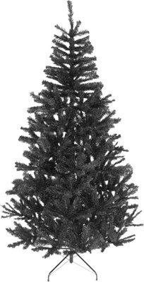 SHATCHI Alaskan Pine Christmas Bushy Looking Artificial Tree with Metal Stand Xmas Home Decor PVC 5Ft