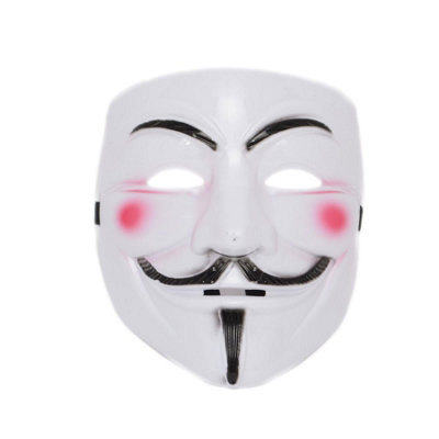 Shatchi Anonymous V For Vendetta Guy Fawkes Face Mask 2Pcs - Iconic V Mask for Halloween Price Comparisons | Compare The Build