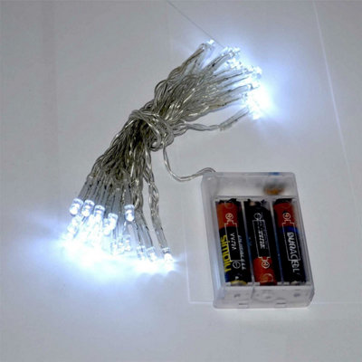 Shatchi LED Wire String Fairy Clear White Xmas Decoration Lights 40
