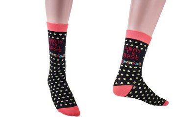 SHATCHI Men's Simply The Best Grandad Novelty Designer Socks Fathers Day Christmas Birthday Gift, One Size