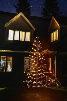 Lit indoor clearance trees