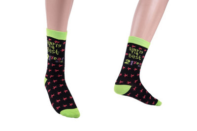 SHATCHI Unisex Socken Simply The Best 16 Years Old Geschenk Socken Zum ...