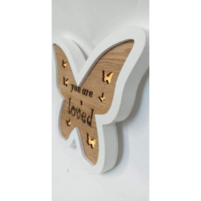 SHATCHI Wooden Butterfly Table Top Decoration Christmas Gift