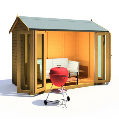 Shed Base, Assembly and Blenheim 10x6 Shiplap Rooms for the Garden with ...