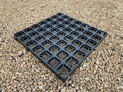 SHED BASE GRIDS 5X5FT (1.5X1.5M) -HEAVY-DUTY PLASTIC ECO BASE GRID ...