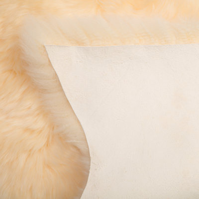 Sheepskin Rug ULURU Beige 65 x 110 cm