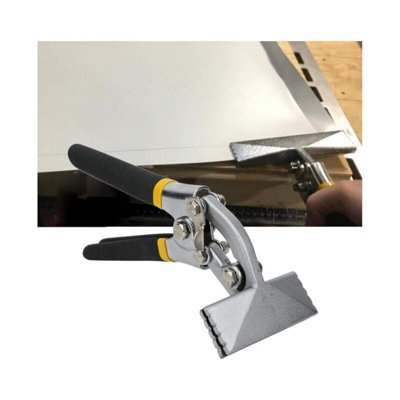 Sheet Metal Bending Pliers - Carbon Steel Tool For Efficient Bending & Straightening Of Thin Metal - Comfortable Grip For Auto Repair & Welding