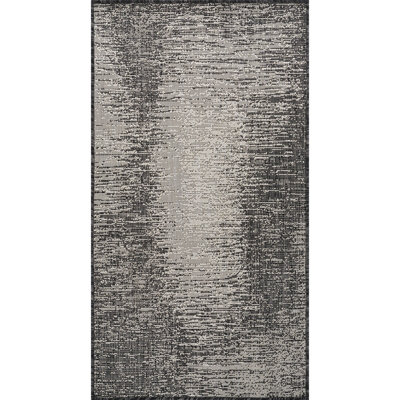 SHELBY In- & Outdoor Modern Black/Beige Area Rug 80 x 150 cm