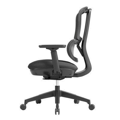 Shelby Mesh Back Operator Chair Black Ergonomic Office Chair with