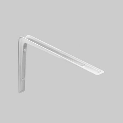 Shelf Depot Cantilever Steel Shelf Brackets (H) 120mm (D) 80mm, Pack of 2