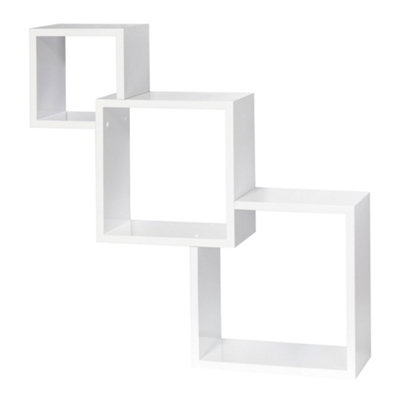 Shelf Depot Cascade Cube Shelf Set (H)320mm (L)320mm (D)150mm, Pack of 2