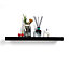 Shelf Depot Gloss Black Floating Shelf (L)600mm (D)235mm