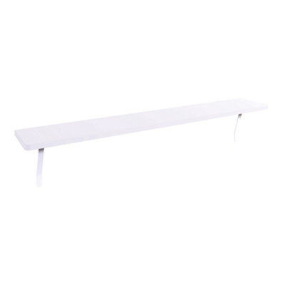 Shelf Depot Gloss White Radiator Shelf (L)600mm (D)150mm