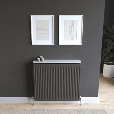 Shelf Depot Gloss White Radiator Shelf (L)900mm (D)150mm