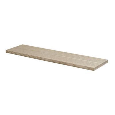 Shelf Depot Oak Shelf Board Chipboard with Real Wood Veneer Exterior (L ...