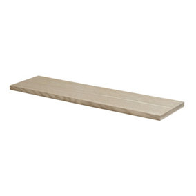 Shelf Depot Oak Shelf Board Chipboard with Real Wood Veneer Exterior (L)800mm (D)200mm