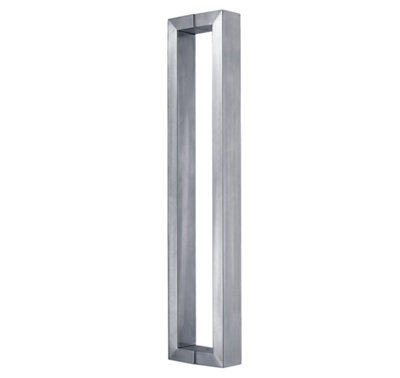 Shell handle round closed, black