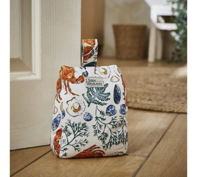 Shellfish Animal Print 100% Cotton Fabric Doorstop