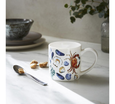 Shellfish Animal Print New Bone China Mug