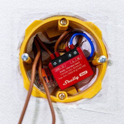 Shelly 1PM Mini WiFi Smart Switch with Power Metering