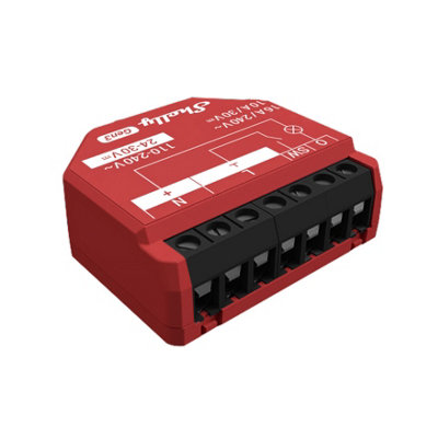 Shelly Plus 1PM Gen3 WiFi Operated Smart Switch with Power Metering