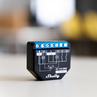 Shelly Plus 2PM 2 Channel WiFi Operated Smart Switch with Power Metering